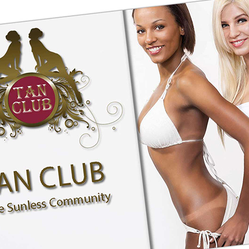TAN Club Event-Flyer Tan Club, entwickelt von der werbeagentur micline design aus Trier